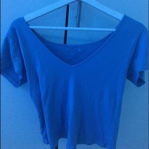 Blue brandy top